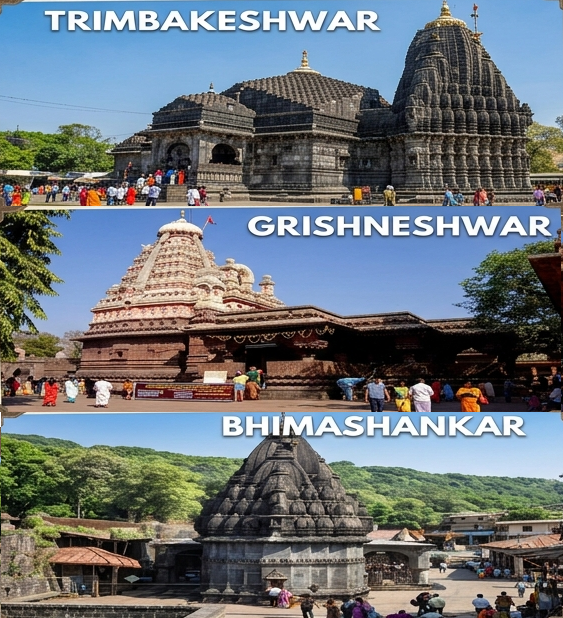 TRIMBEKSHWAR-GRISHNESHWAR-BHIMASHANKAR